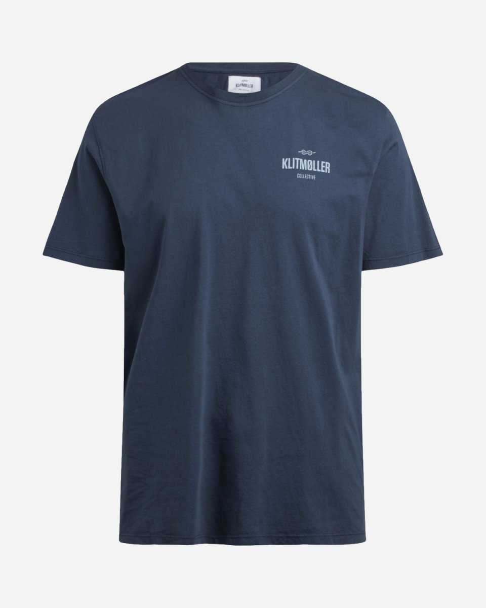 Mens Small Logo Tee - Navy - Munk Store