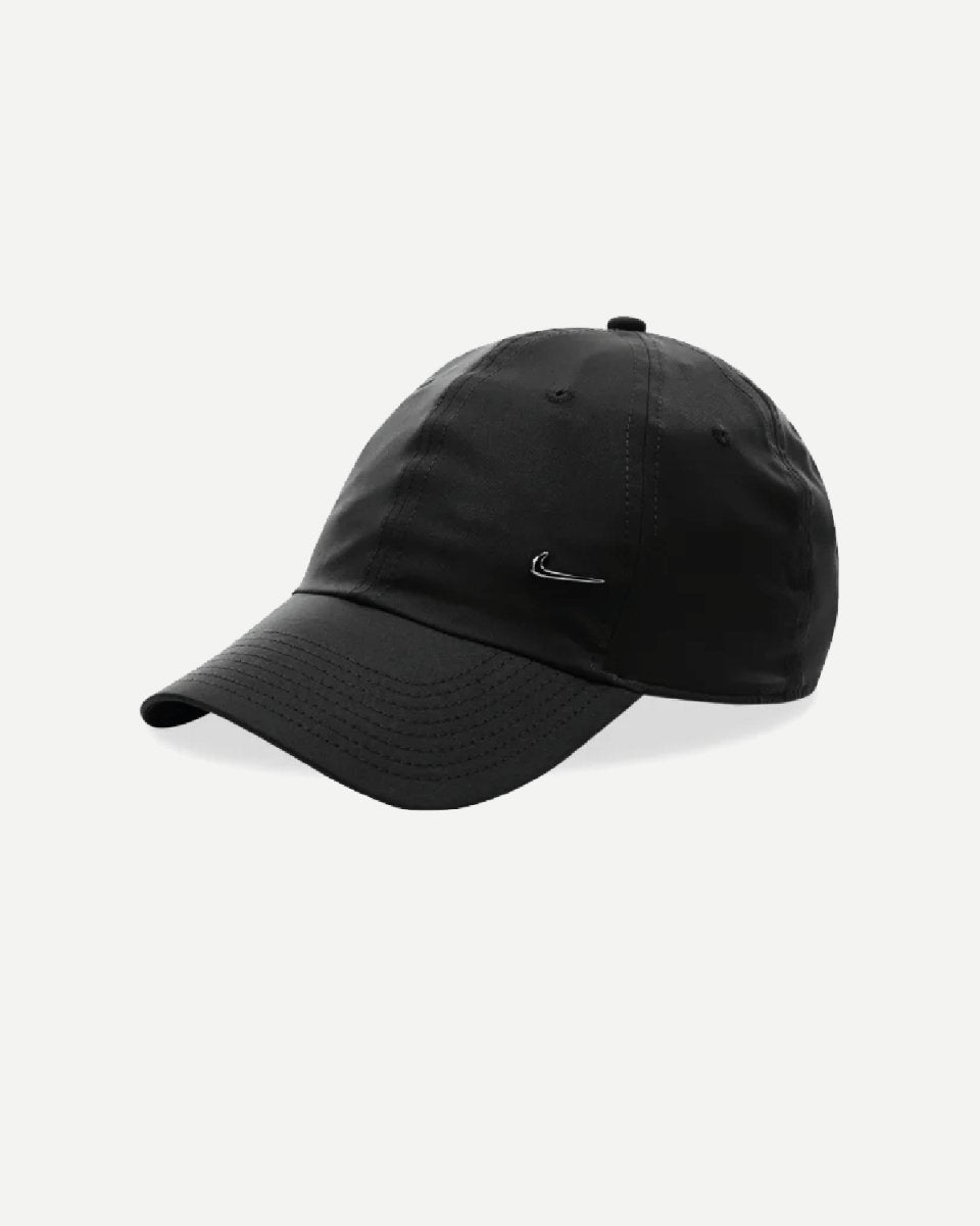 Metal Swoosh Cap - Black/Silver - Munk Store