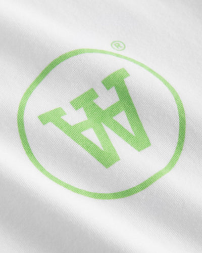 Mia T-shirt - White/Green - Munk Store