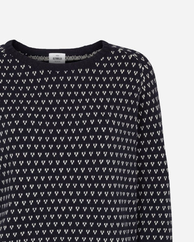 Mika Knit - Navy/cream - Munk Store