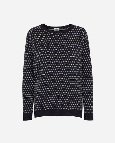 Mika Knit - Navy/cream - Munk Store