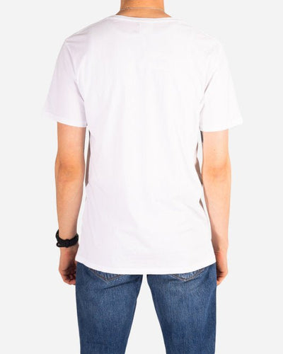 Mogens tee - White/Olive - Munk Store