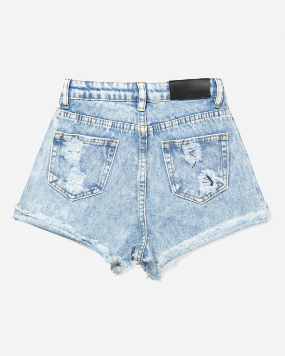 Mom Shorts Super Blue - Super bleach blue - Munk Store