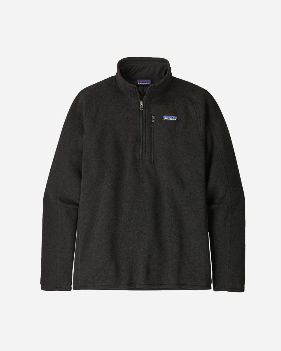 M's Better Sweater 1/4 Zip - Black - Munk Store