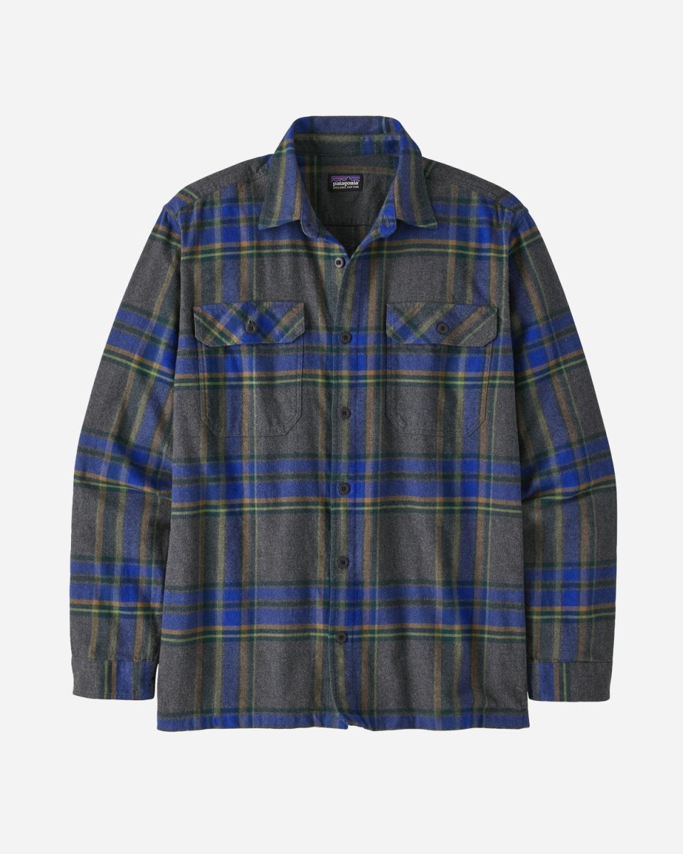 M's Fjord Flannel Shirt - Edge/Black - Munk Store