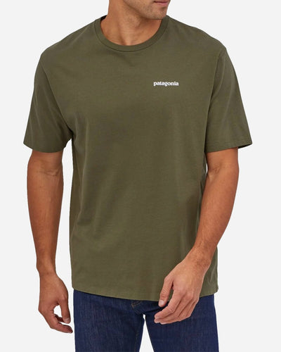 M's P-6 Logo Organic T-Shirt - Basin Green - Munk Store