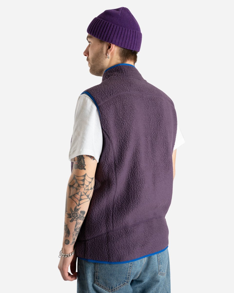 M's Retro Pile Vest - Piton Purple - Munk Store