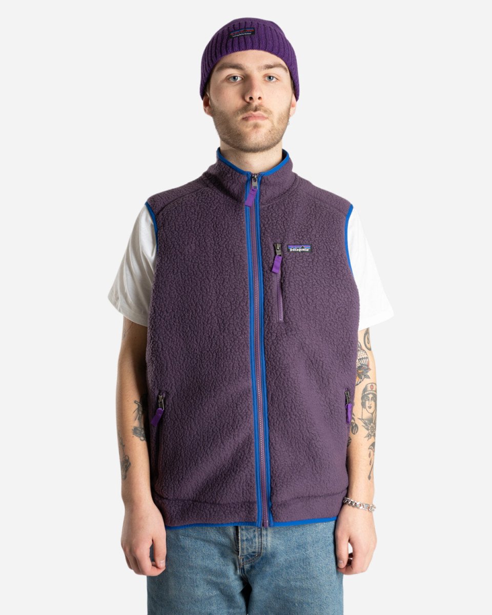 M's Retro Pile Vest - Piton Purple - Munk Store