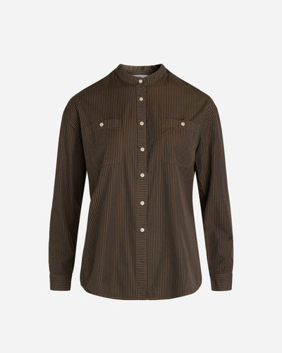 Mynthe shirt - Coffee/Black - Munk Store