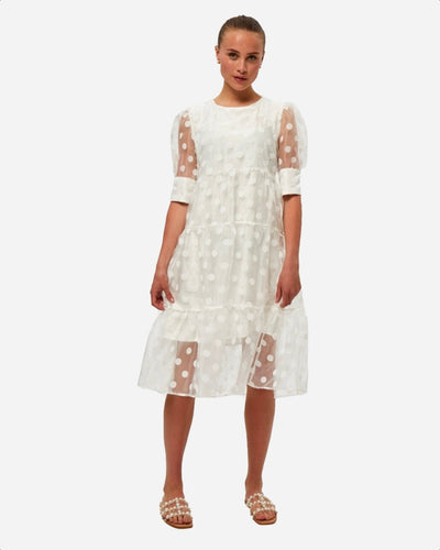 Nellie dress - Cloud Dancer - Munk Store