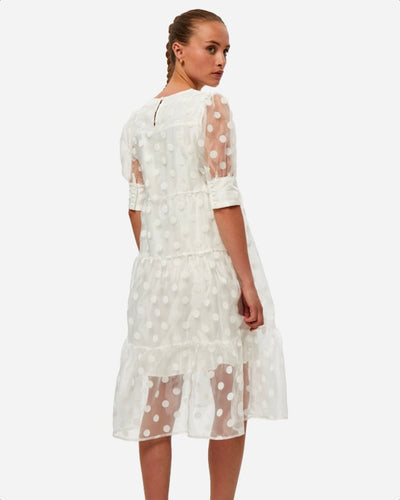 Nellie dress - Cloud Dancer - Munk Store