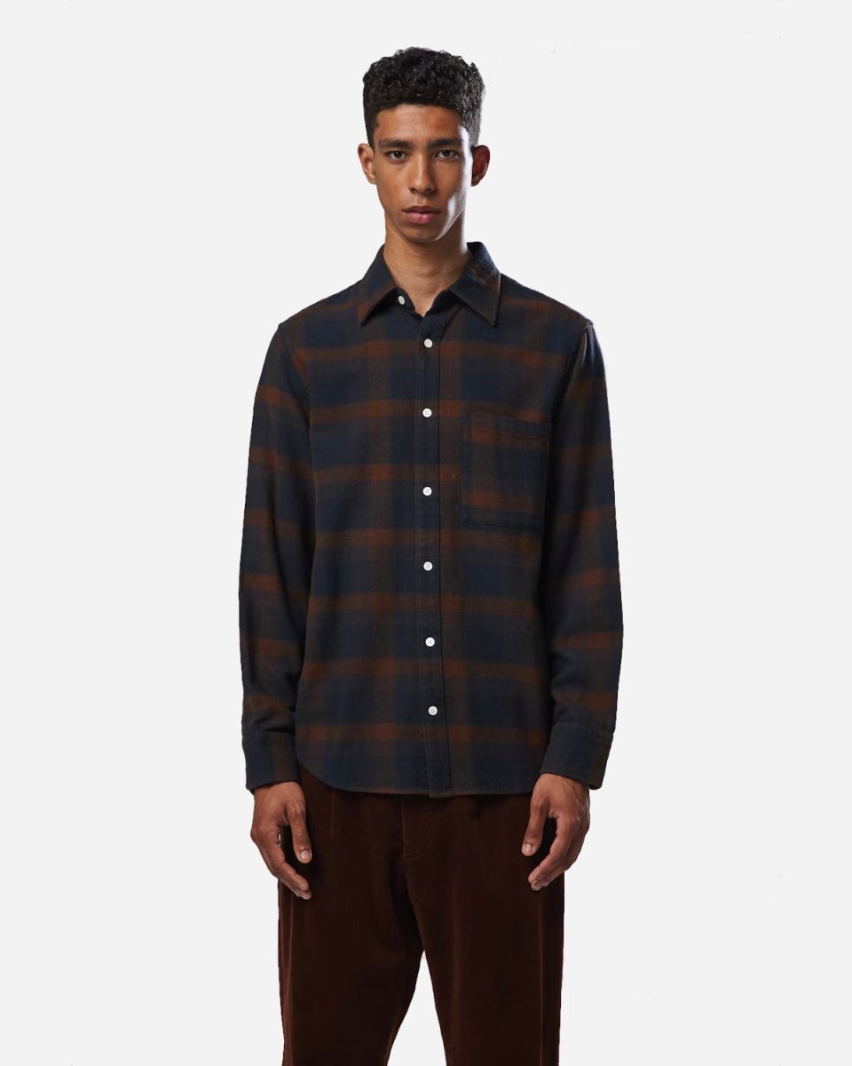 New Arne 5166 - Navy Check - Munk Store