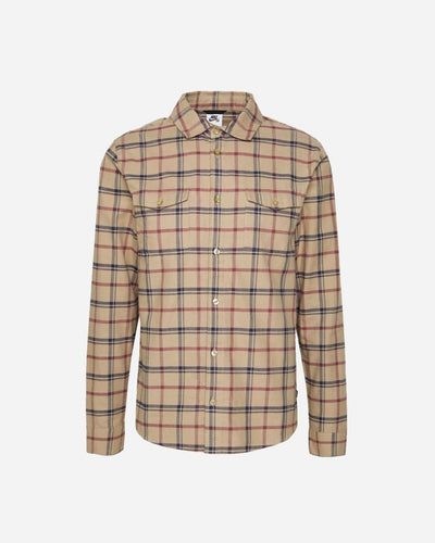 Nike SB Flannel Shirt - Khaki - Munk Store