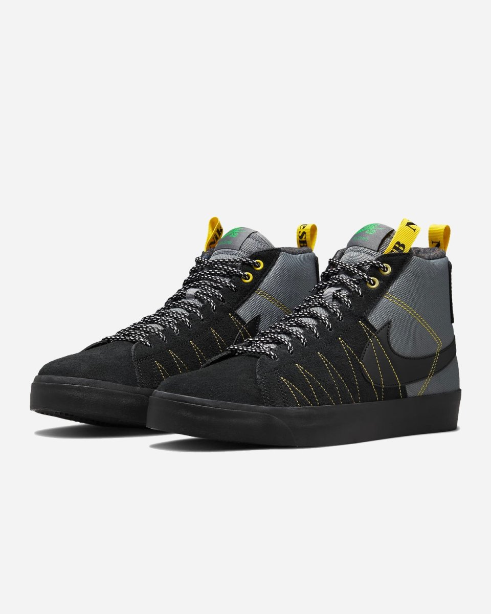 Nike SB Zoom Blazer Mid - Cool Grey/White/Yellow - Munk Store