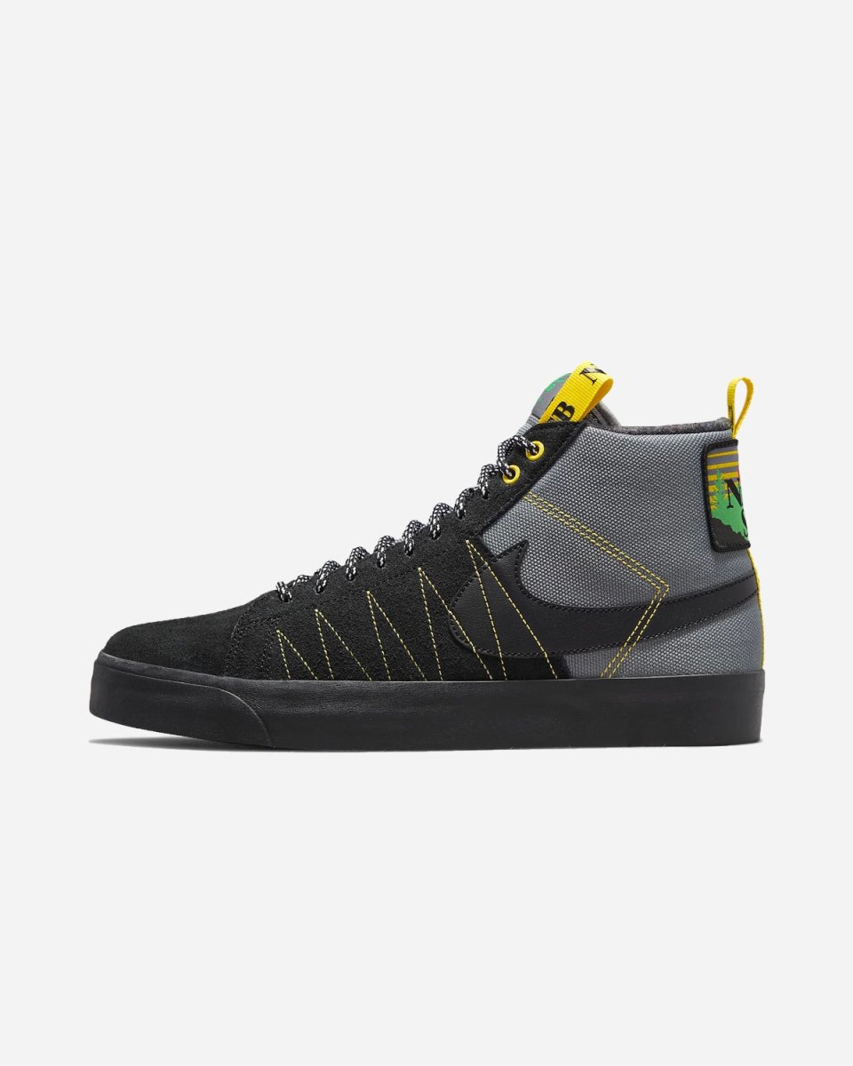 Nike SB Zoom Blazer Mid - Cool Grey/White/Yellow - Munk Store