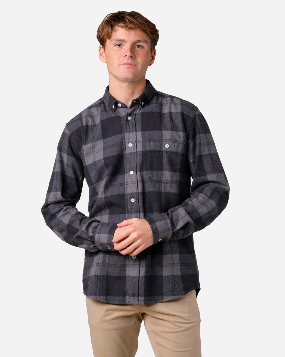 Nikolaj Shirt - Light grey/black - Munk Store