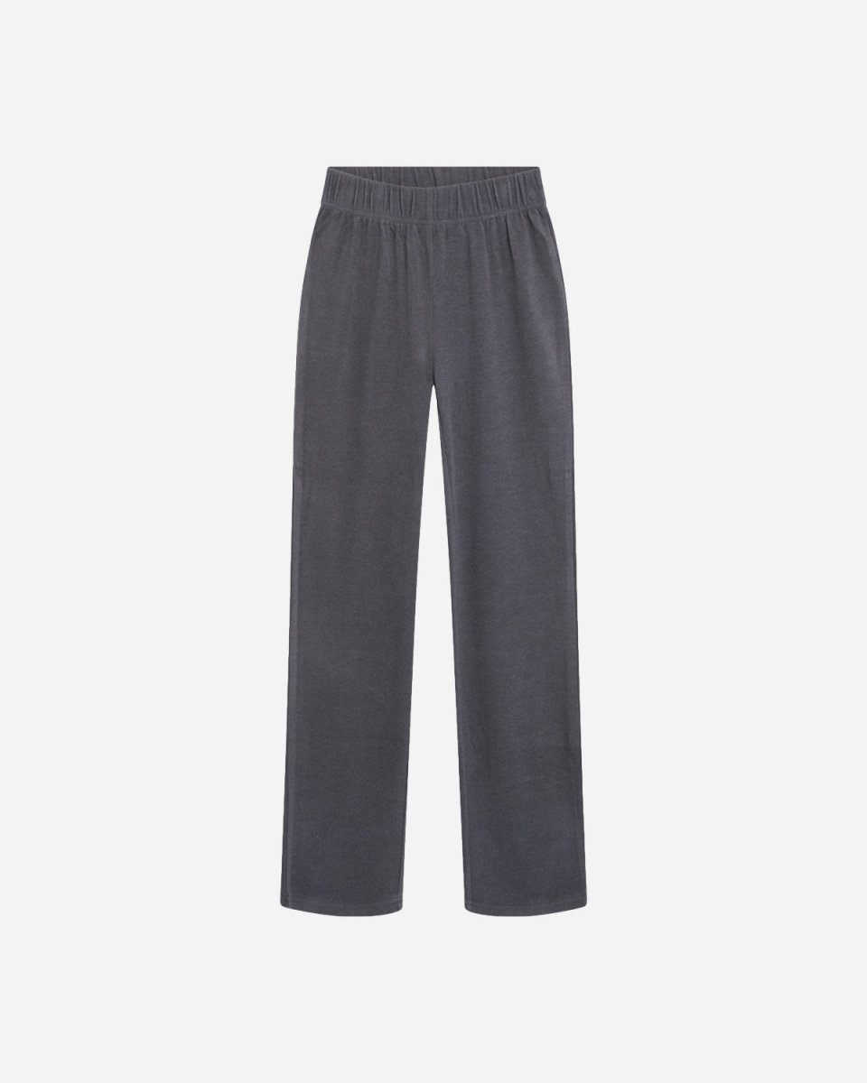 Nosy Velour Pant - Dk. grey - Munk Store