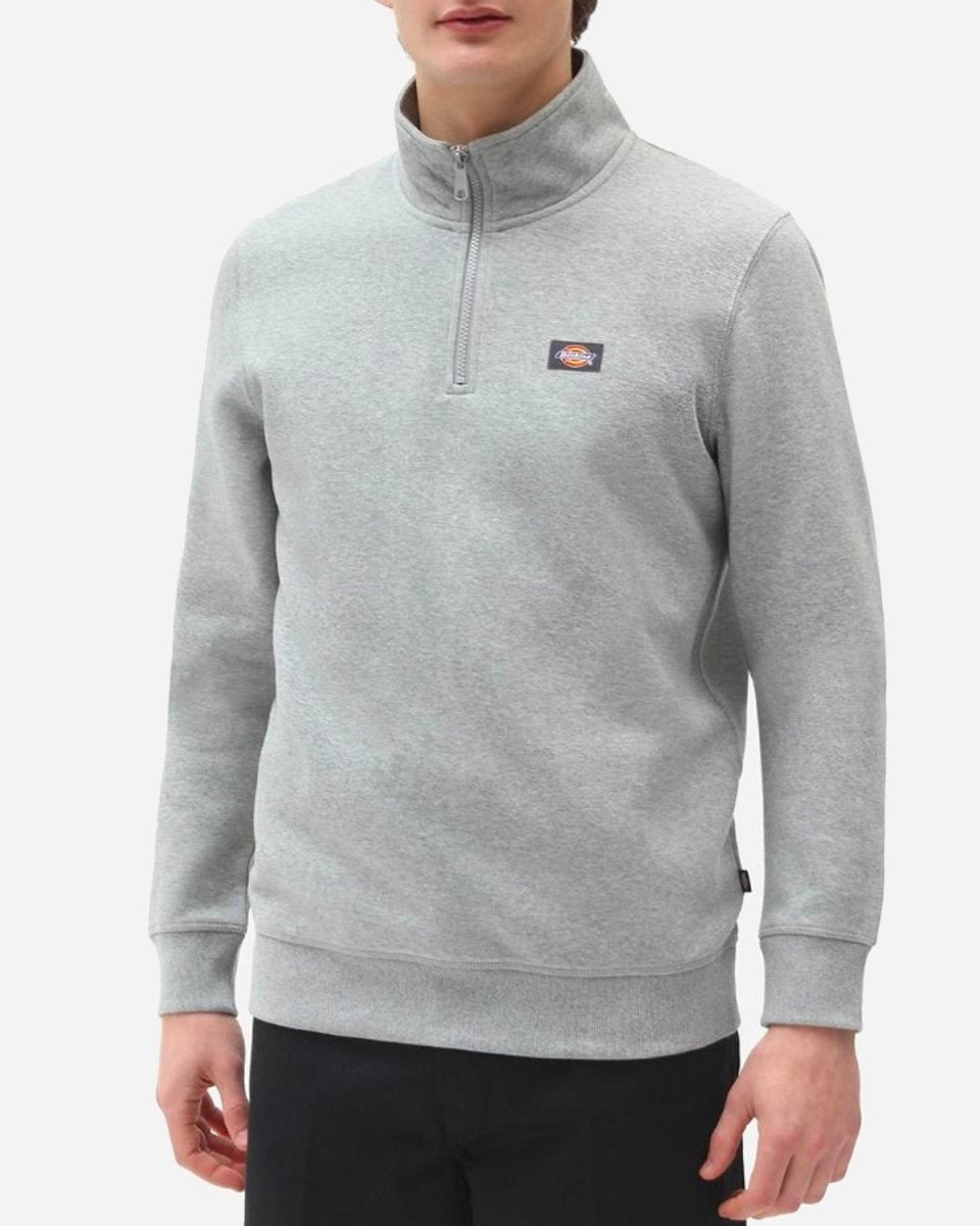 Oakport Quarter Zip - Grey Melange - Munk Store