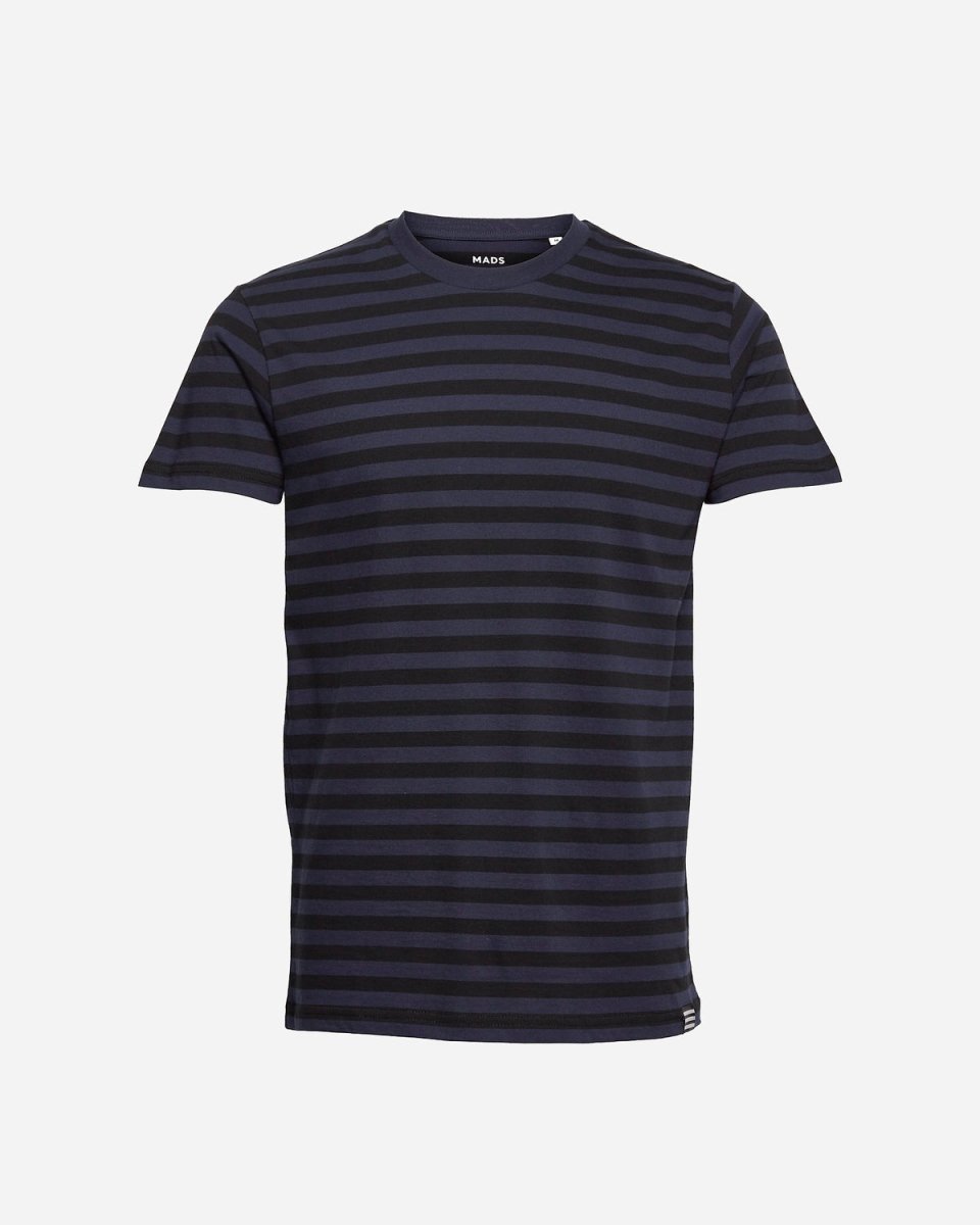 Organic Midi Thorlino Tee - Navy/Black - Munk Store