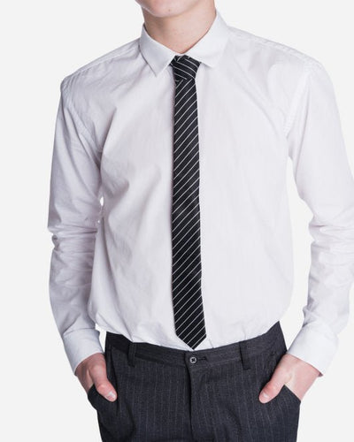 Our For 5 Stripe Tie - Black/White - Munk Store