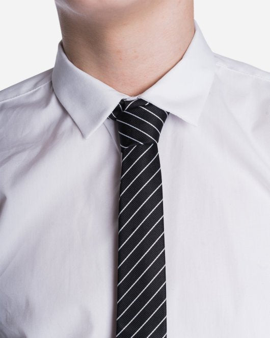 Our For 5 Stripe Tie - Black/White - Munk Store