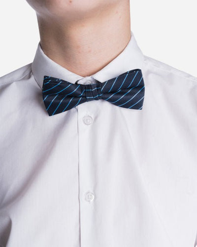 Our M√©l Stripe Bow Tie - Navy/Lt. Blue - Munk Store