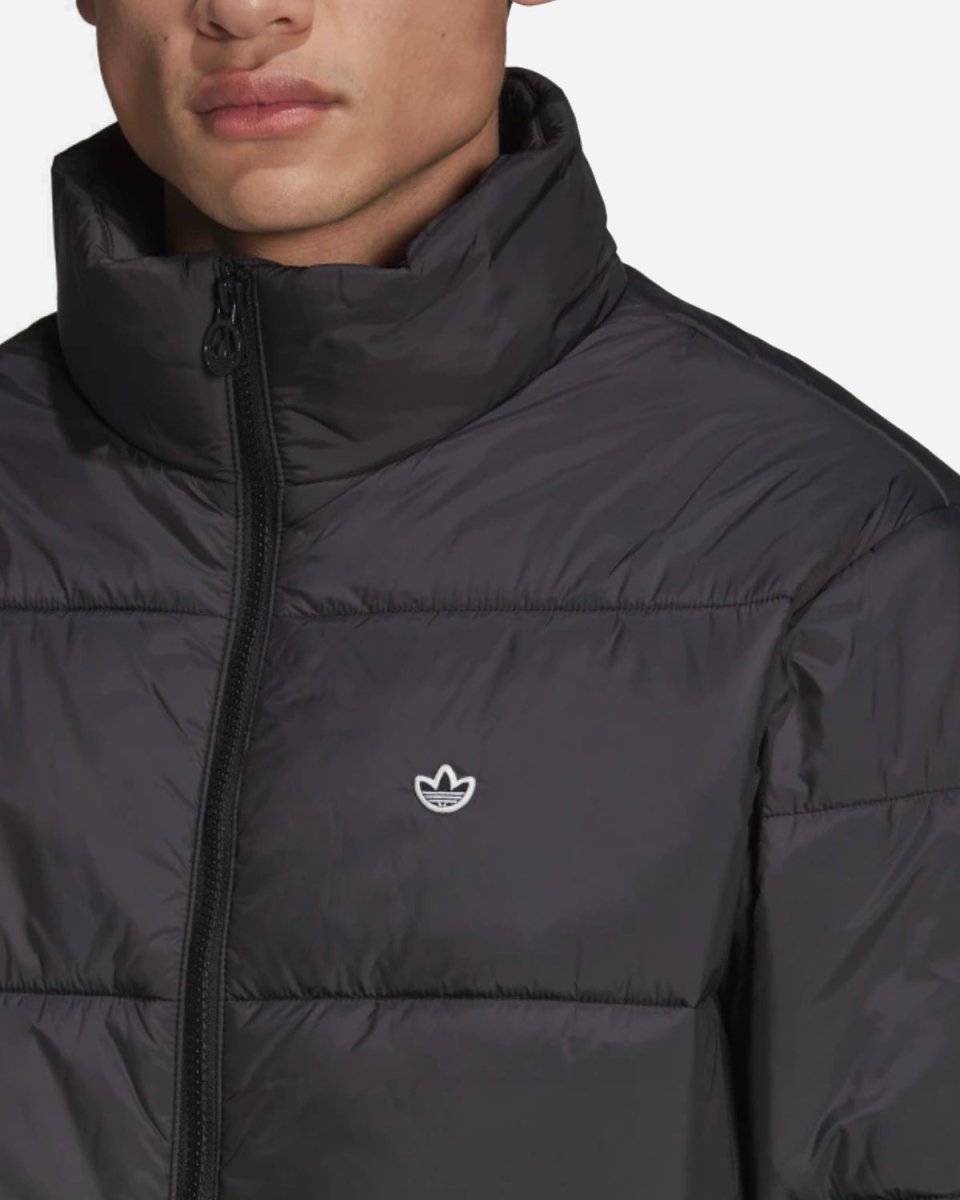 Padded Stand-up Collar Jacket - Black - Munk Store