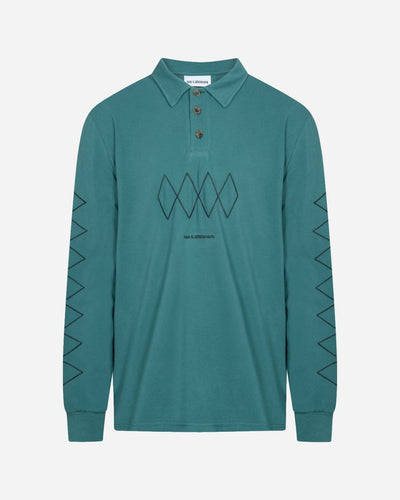 Polo shirt Long Sleeve - Dusty Green - Munk Store