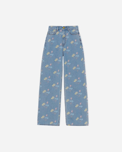 Print Indigo Magny - Bleach Blue - Munk Store