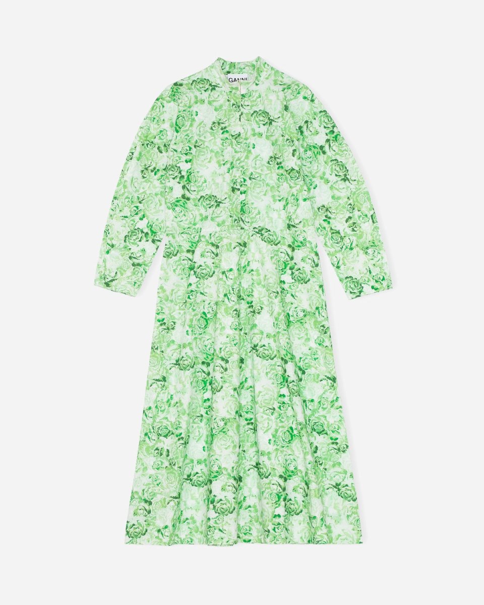 Printed Cotton Poplin - Island Green - Munk Store