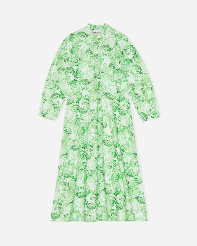 Printed Cotton Poplin - Island Green - Munk Store