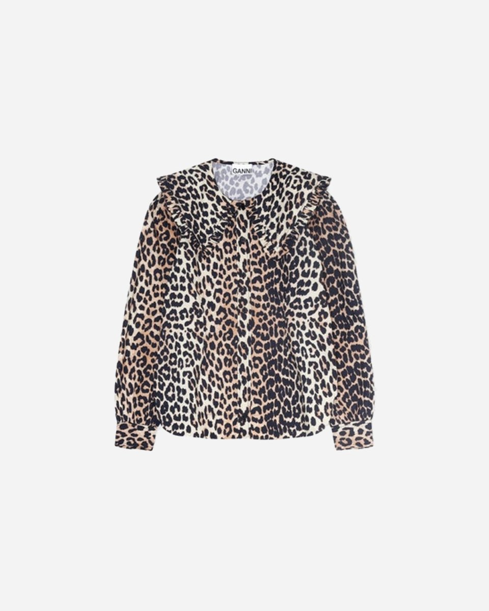 Printed Cotton Poplin - Leopard - Munk Store