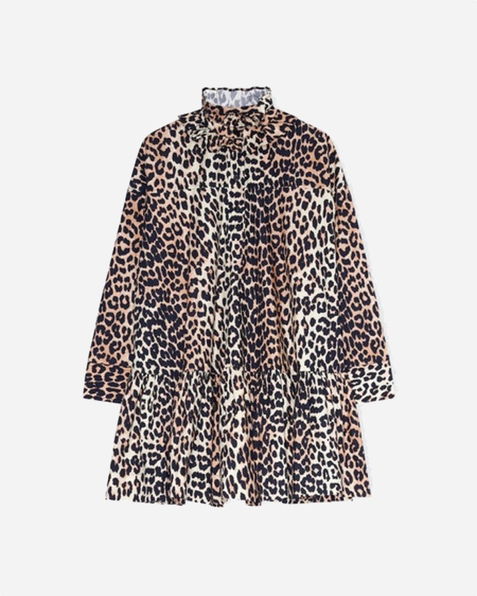 Printed Cotton Poplin - Leopard - Munk Store