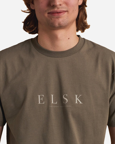 Pure Brushed T-shirt - Smokey Olive - Munk Store