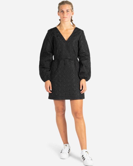 Quilted Dress - Black - Munk Store