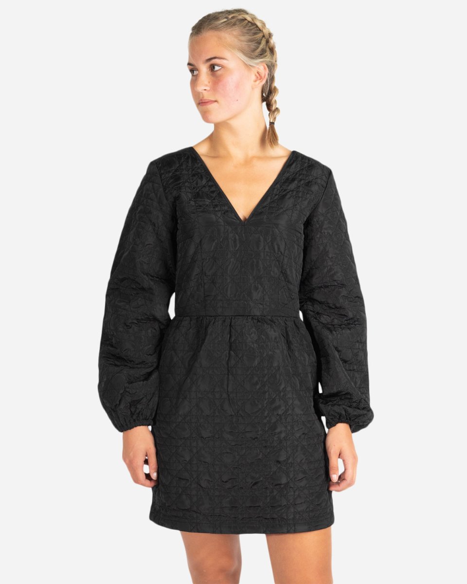 Quilted Dress - Black - Munk Store