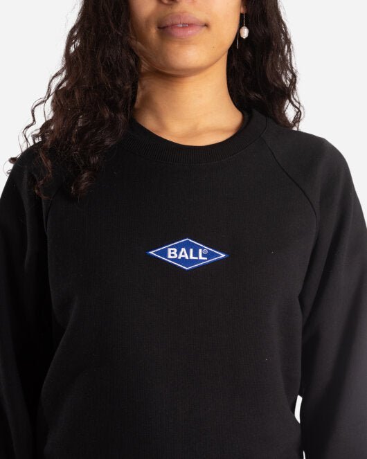 Raglan Crewneck - Black/Black - Munk Store