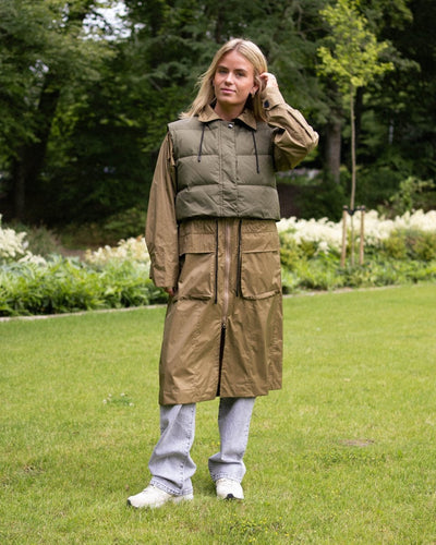 Rain Coat - Khaki/Forest Green - Munk Store