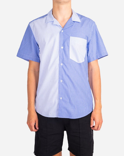 Rant Cuba Patch Shirt - White/Blue - Munk Store