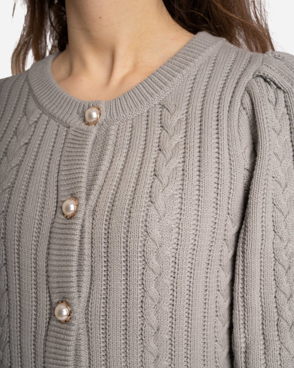 Rawan LS Cardigan - Slate Gray - Munk Store