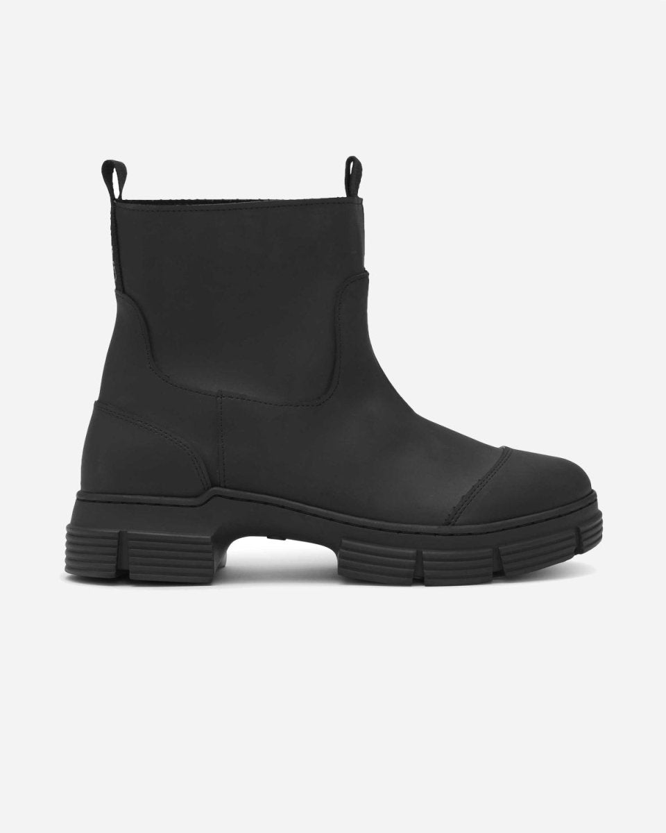 Recycled Rubber Tubular Boot - Black - Munk Store