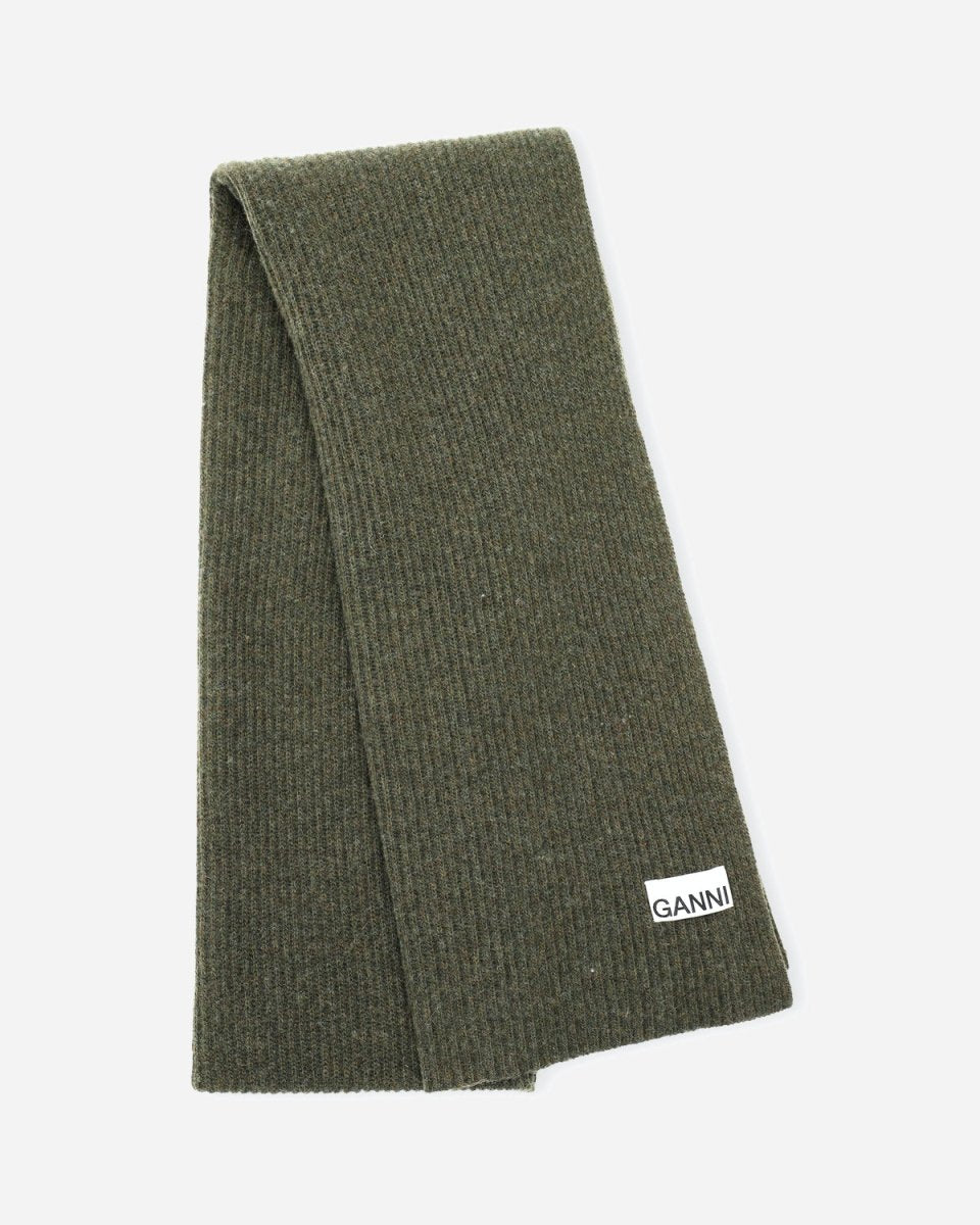 Recycled Wool Knit Scarf - Kalamata - Munk Store