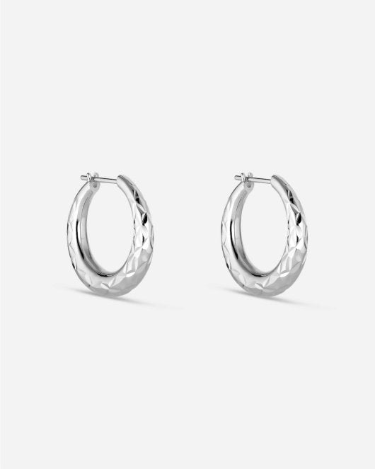 Reflection Rhombus Earring Par - Silver - Munk Store