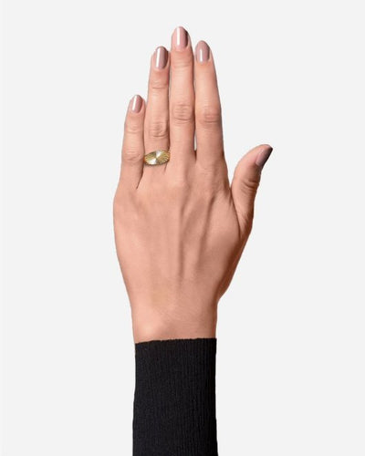 Reflection Signet Ring - Gold - Munk Store