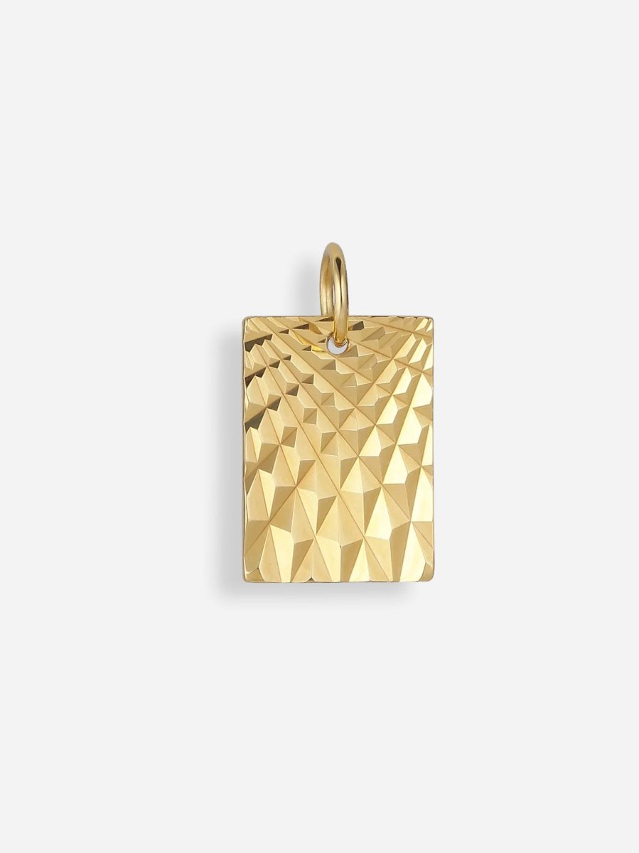 Reflection Square Pendant - Gold - Munk Store