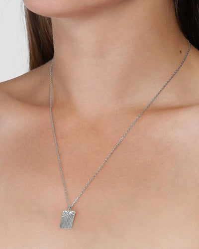 Reflection Square Pendant - Silver - Munk Store