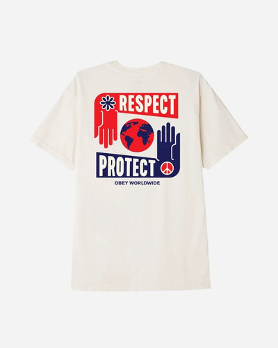 Respect Protect Tee - Sago - Munk Store