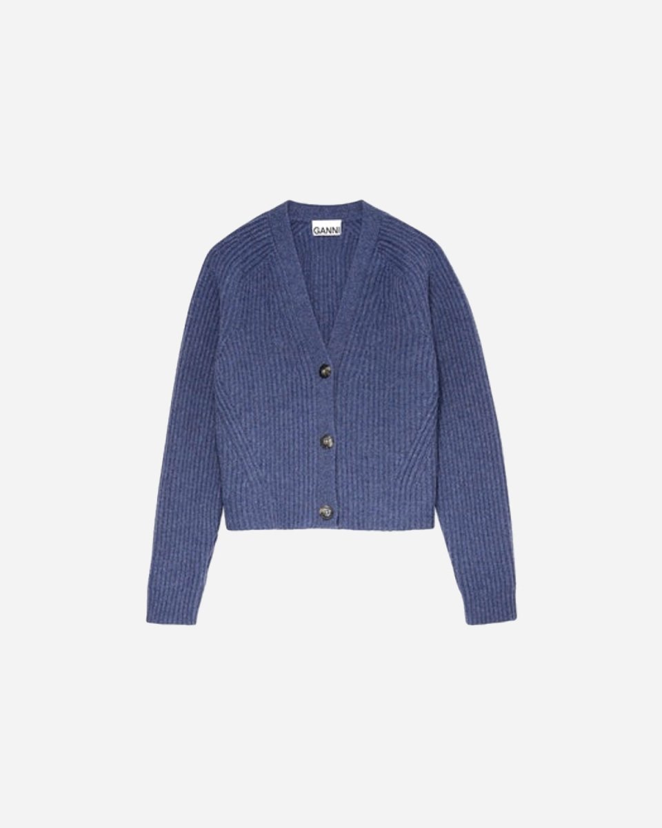 Rib Knit Cardigan - Dutch Blue - Munk Store