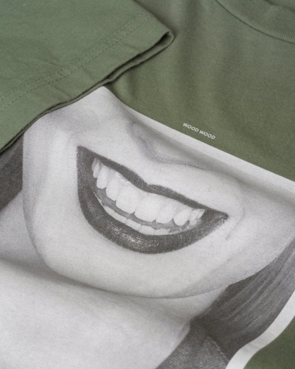 Sami CS Smile T-shirt - Light Green - Munk Store