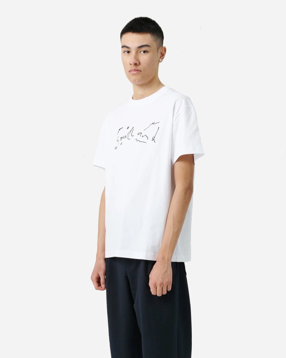 Scribble Logo T-shirt - White - Munk Store